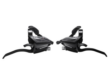 MANETE SCHIMBĂTOR/FRÂNĂ SHIMANO ST-EF500-4A, 8X3 VIT