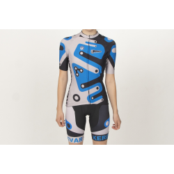 Pantaloni ciclism Kerekvar PRO albastru