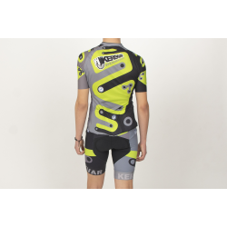 Tricou ciclism cu mânecă scurtă KEREKVAR EXPERT verde