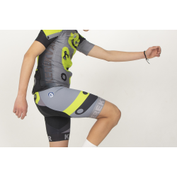 Tricou ciclism cu mânecă scurtă KEREKVAR PRO verde